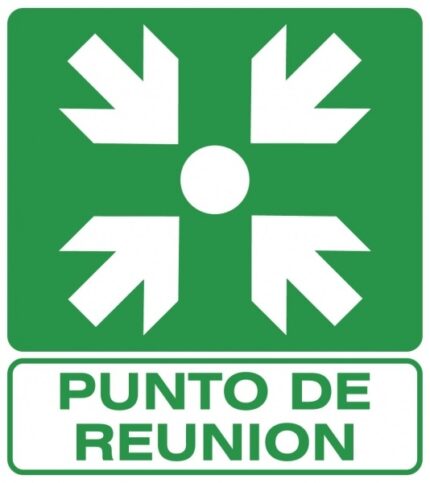 CARTEL 40x45cm PUNTO DE REUNION
