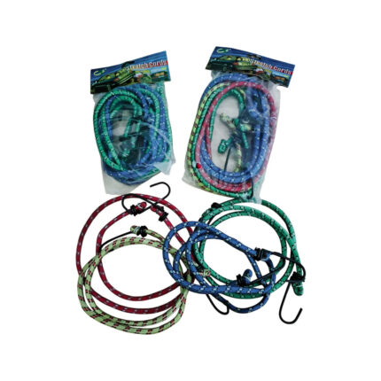 TENSOR ELASTICO X 2 UNID CON GANCHOS 1.2 M x 1 CM DIAM