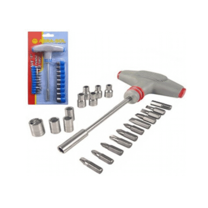LLAVE T CON PUNTAS Y TUBOS CON ENCASTRE AJUST