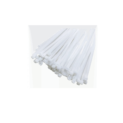 PRECINTO DE NYLON 4.8 X 380 BLANCO (X100U)