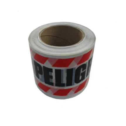 CINTA DE PELIGRO 200M DOBLE FAZ