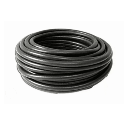 MANGUERA TUBO PVC TRENZADO 100PSI NEGRO 5/16 X 50 MTS