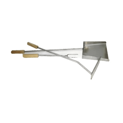 JUEGO ASADOR PALITA ATIZADOR Y TENEDOR