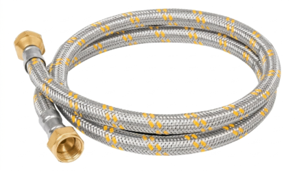 FLEXIBLE MALLADO AGUA - GAS 1/2" 80CM
