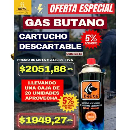 OFERTA GAS BUTANO